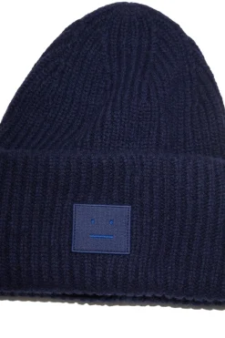 Acne Face Beanie Lue Marine