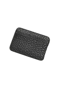 Acne Leather Card Holder Lommebok Sort