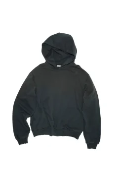 Acne Logo Hooded Sweater Genser Vasket Sort