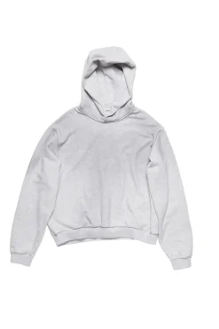 Acne Logo Hooded Sweater Genser Grå