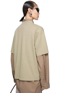 Acne Logo Tee T-shirt Sand