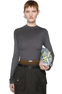 Acne Long sleeve t-shirt Genser Mørkegrå