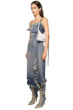 Acne Platt Mini Shoulder Bag Veske Hvit