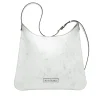Acne Platt Shoulder Bag Veske Hvit Mønster