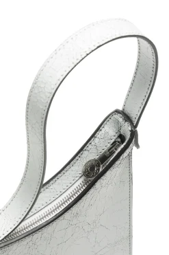 Acne Platt Shoulder Bag Veske Hvit Mønster