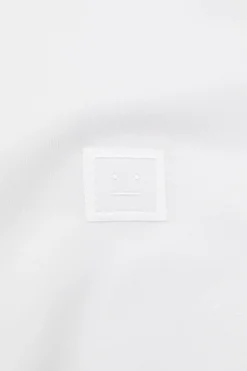 Acne Regular Fit Face Long Sleeve Genser Hvit