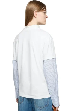 Acne Regular Fit Face T-Shirt T-shirt Hvit