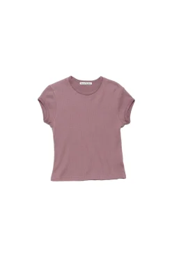 Acne T-Shirt Fitted Unisex Fit T-shirt Gammelrosa