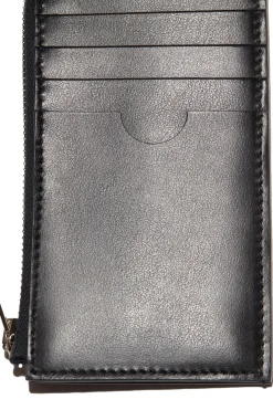 Acne WALLET LEATHER BLACK Lommebok Sort
