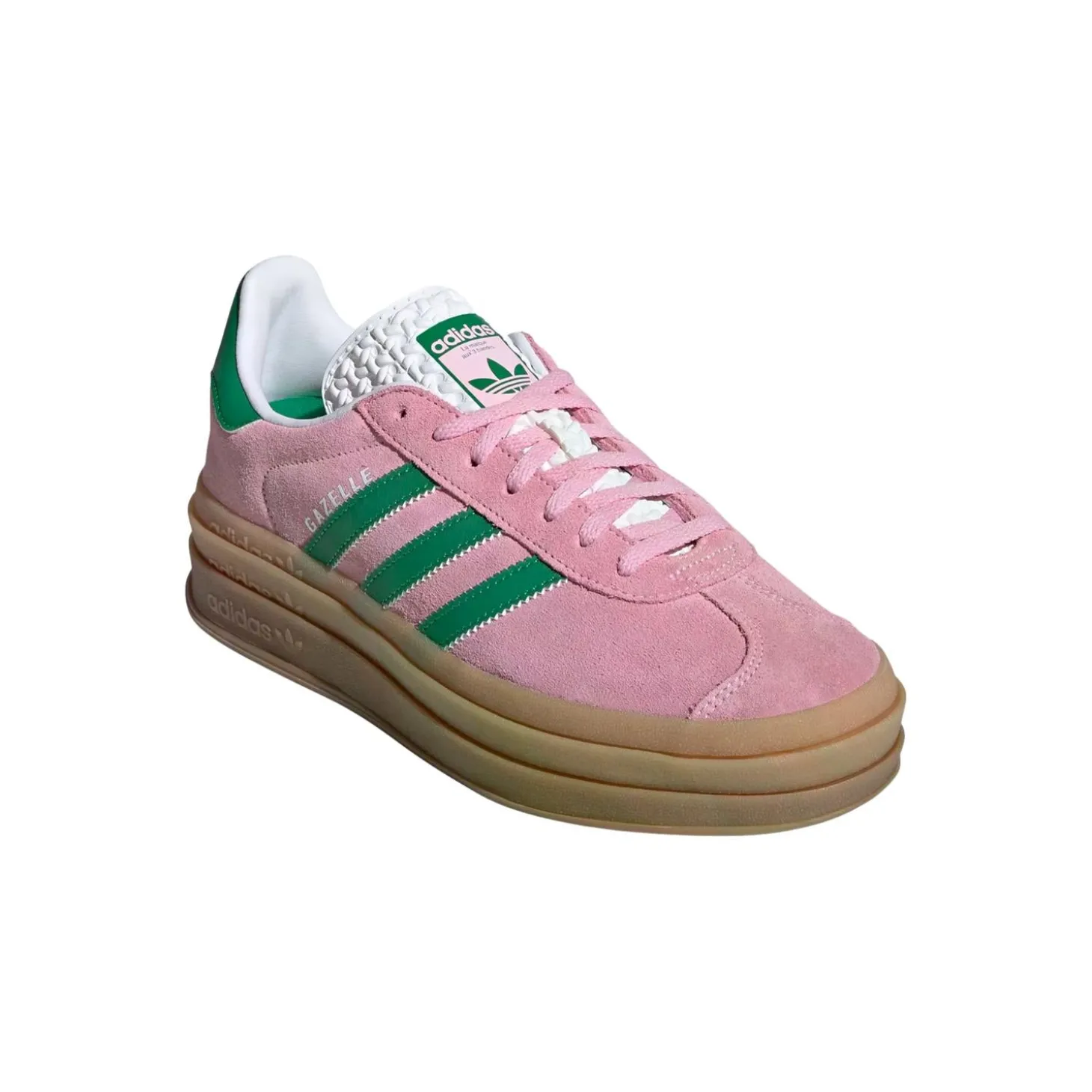 Adidas Gazelle Bold W IE0420 Sko Rosa Og Grønn