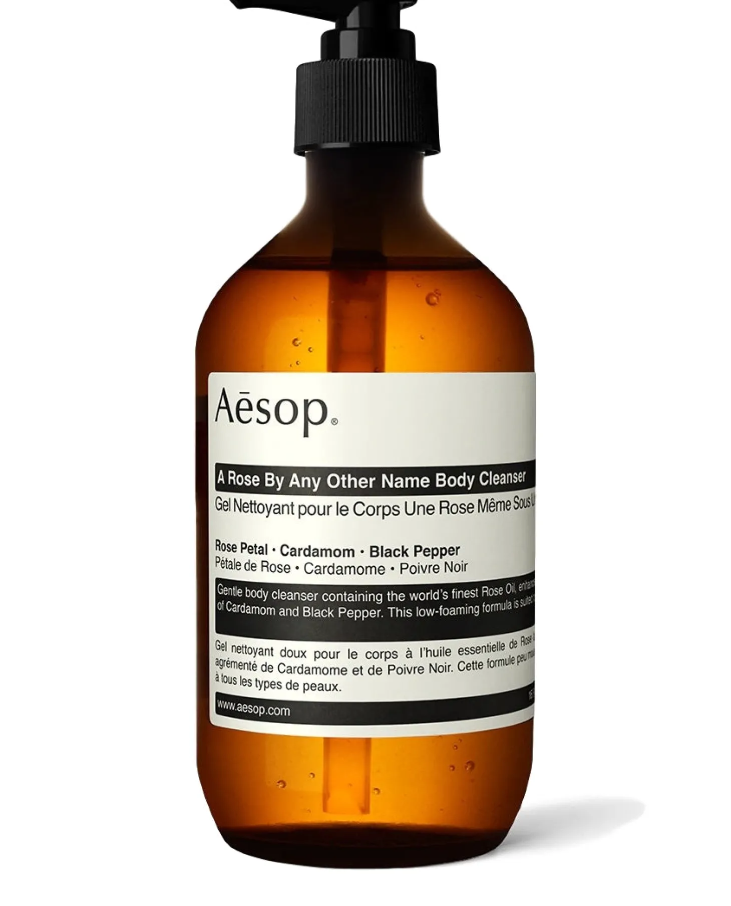 Aesop A Rose By Any Other Name Body Cleanser 500mL Dusjsåpe Gjennomsiktig