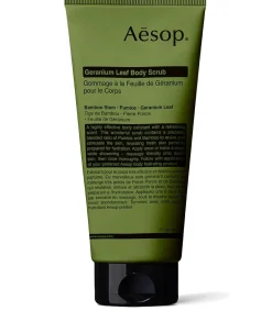 Aesop Geranium Leaf Body Scrub 180mL Bodycare Grønn