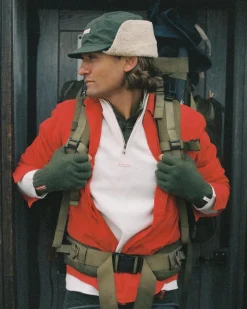 Amundsen Boiled Half Zip Mens Genser Navy