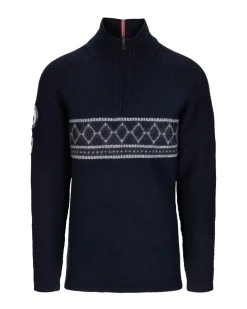 Amundsen Boiled Ski Sweater Mens Genser Blå Mønster