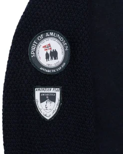 Amundsen Boiled Ski Sweater Womens Genser Marine