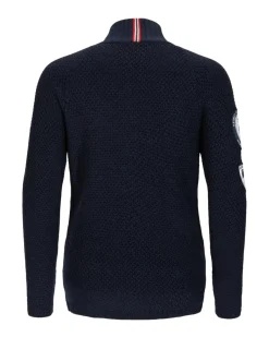 Amundsen Boiled Ski Sweater Womens Genser Blå Mønster