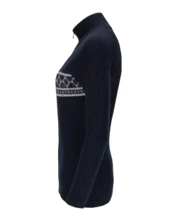Amundsen Boiled Ski Sweater Womens Genser Blå Mønster