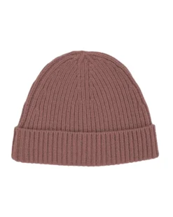 Amundsen Cashmere Beanie Lue Rustrød