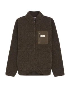 Amundsen Heroes Wool Fleece Jacket Mens Jakke Mørkebrun