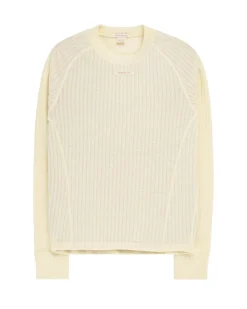 Amundsen Hero's Hide Crew Neck Womens Ullundertøy Off-White