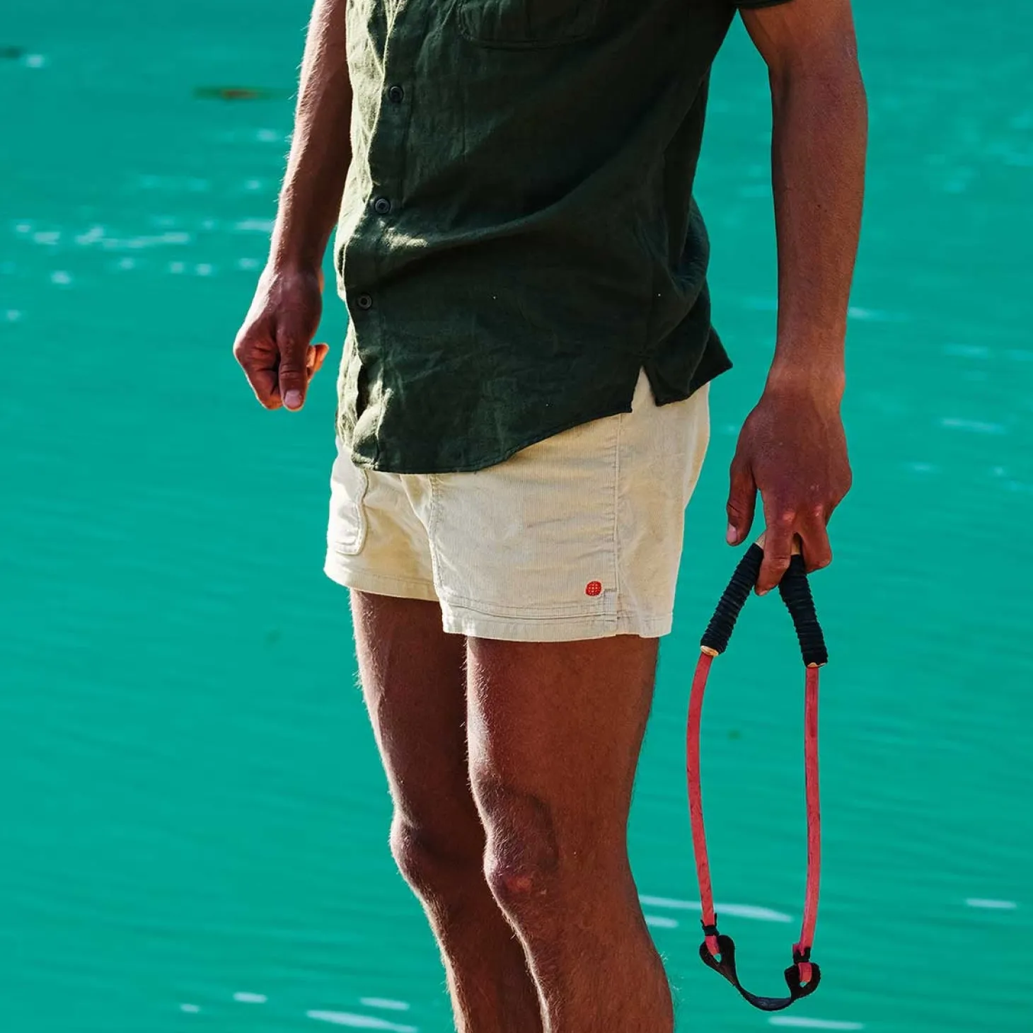 Amundsen 5Incher Concord G.Dyed Shorts Mens Shorts Eplegrønn