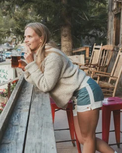 Amundsen 5incher Field Shorts Womens Shorts Hvit Og Turkis