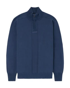 Amundsen Lascar Half Zip Mens Genser Blå