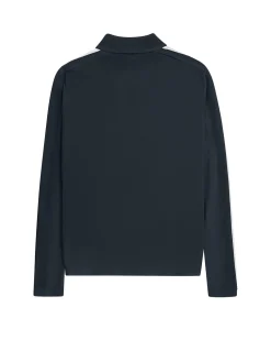 Amundsen 5Mila Half Zip Womens Stripe Genser Marine