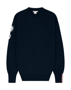 Amundsen Peak Crew Neck Mens Genser Mørkeblå