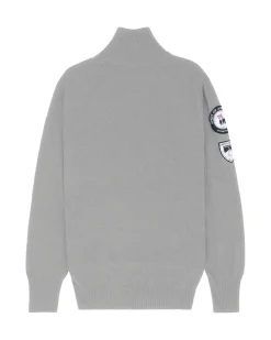 Amundsen Peak Half Zip Mens Genser Lysegrå