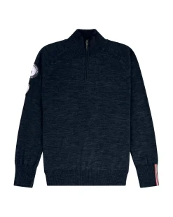 Amundsen Peak Half Zip Womens Genser Mørkeblå