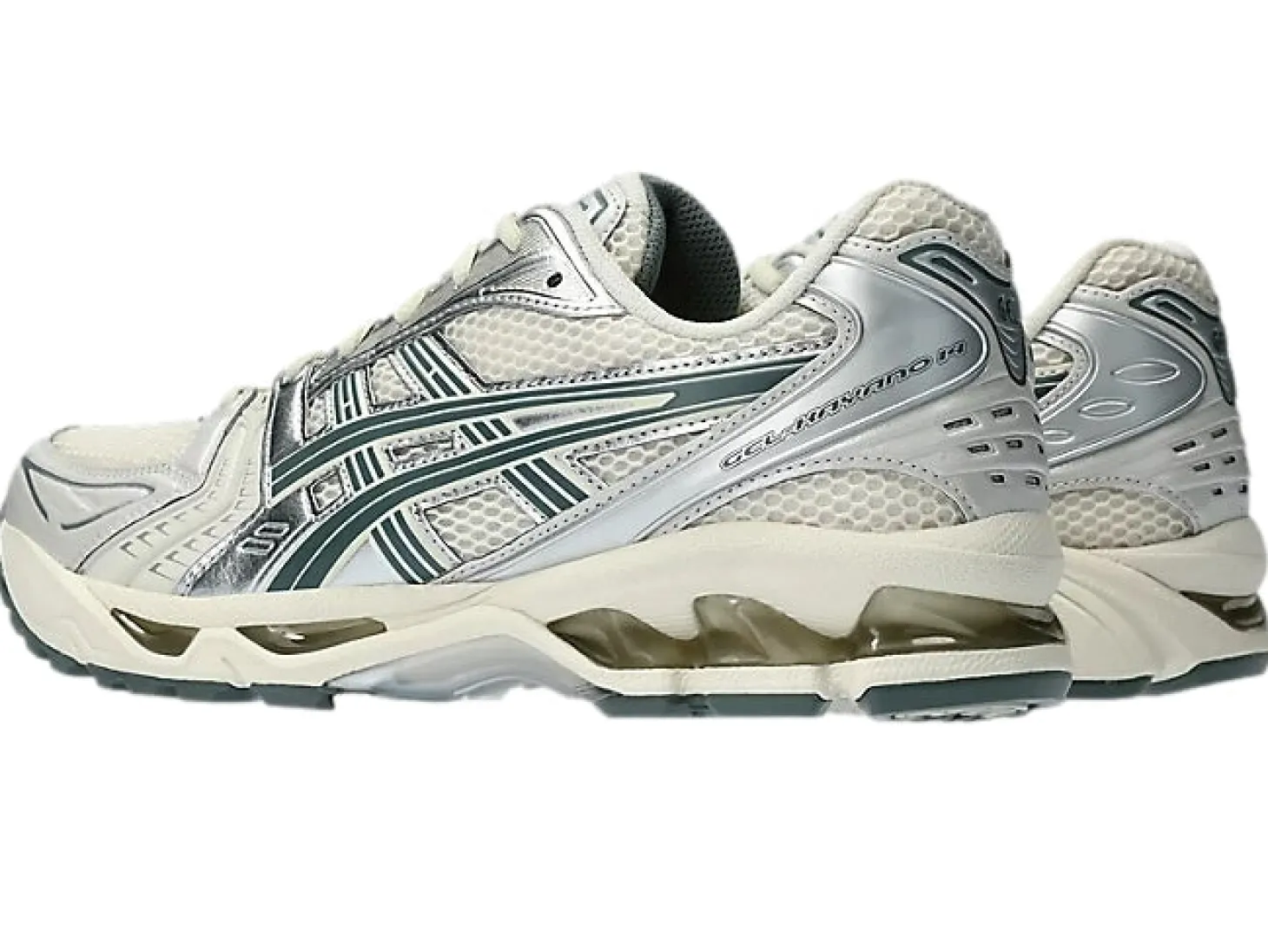 Asics GEL-KAYANO 14 Birch/Dark Pewter Sko Grønn