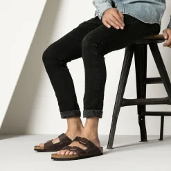 Birkenstock Arizona Oiled Leather Regular Habana Sko Mørkebrun