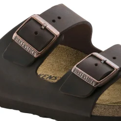Birkenstock Arizona Oiled Leather Regular Habana Sko Mørkebrun