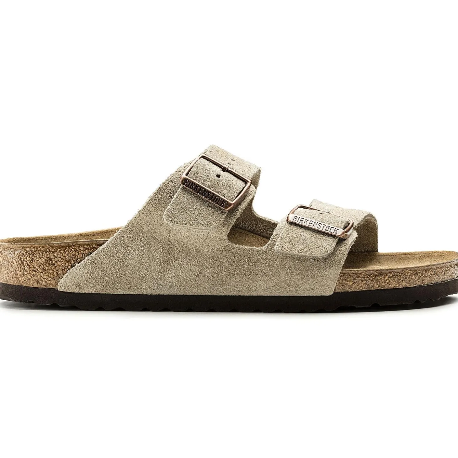 Birkenstock Arizona Suede Narrow Taupe Sko Taupe