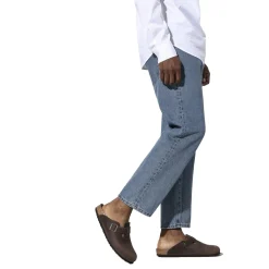 Birkenstock Boston Natural Leather Narrow Oiled Habana Sko Mørkebrun