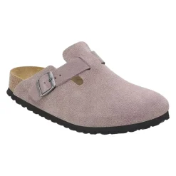 Birkenstock Boston Suede Narrow Faded Purple Sko Lilla/Grå