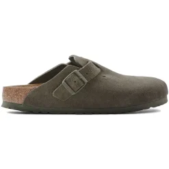 Birkenstock Boston Suede Narrow Thyme Sko Grønn