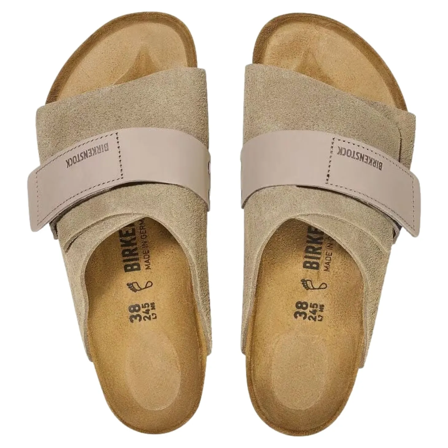 Birkenstock Kyoto Antique Taupe Regular Sko Brun/Beige