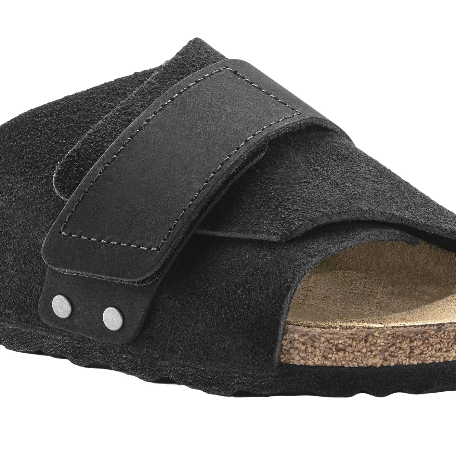 Birkenstock Kyoto Nubuck/Suede Leather Narrow Black Sko Sort