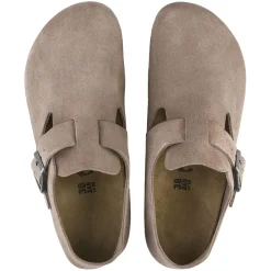 Birkenstock London Suede Regular Taupe Sko Beige