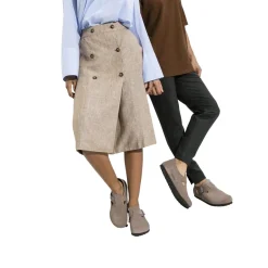 Birkenstock London Suede Regular Taupe Sko Beige