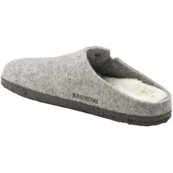 Birkenstock Zermatt Rivet Wool Felt Narrow Sko Lysegrå