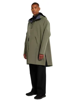 Blæst Aalesund Poncho Grape Leaf Jakke Oliven