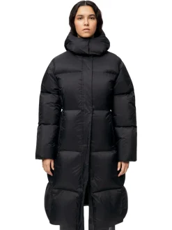 Blæst Aura Lightweight Down Coat Black Jakke Sort