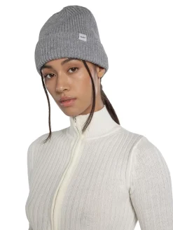Blæst Beanie Grey Melange Lue Lysegrå