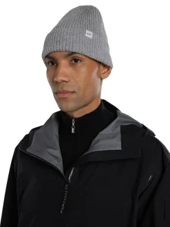 Blæst Beanie Grey Melange Lue Lysegrå