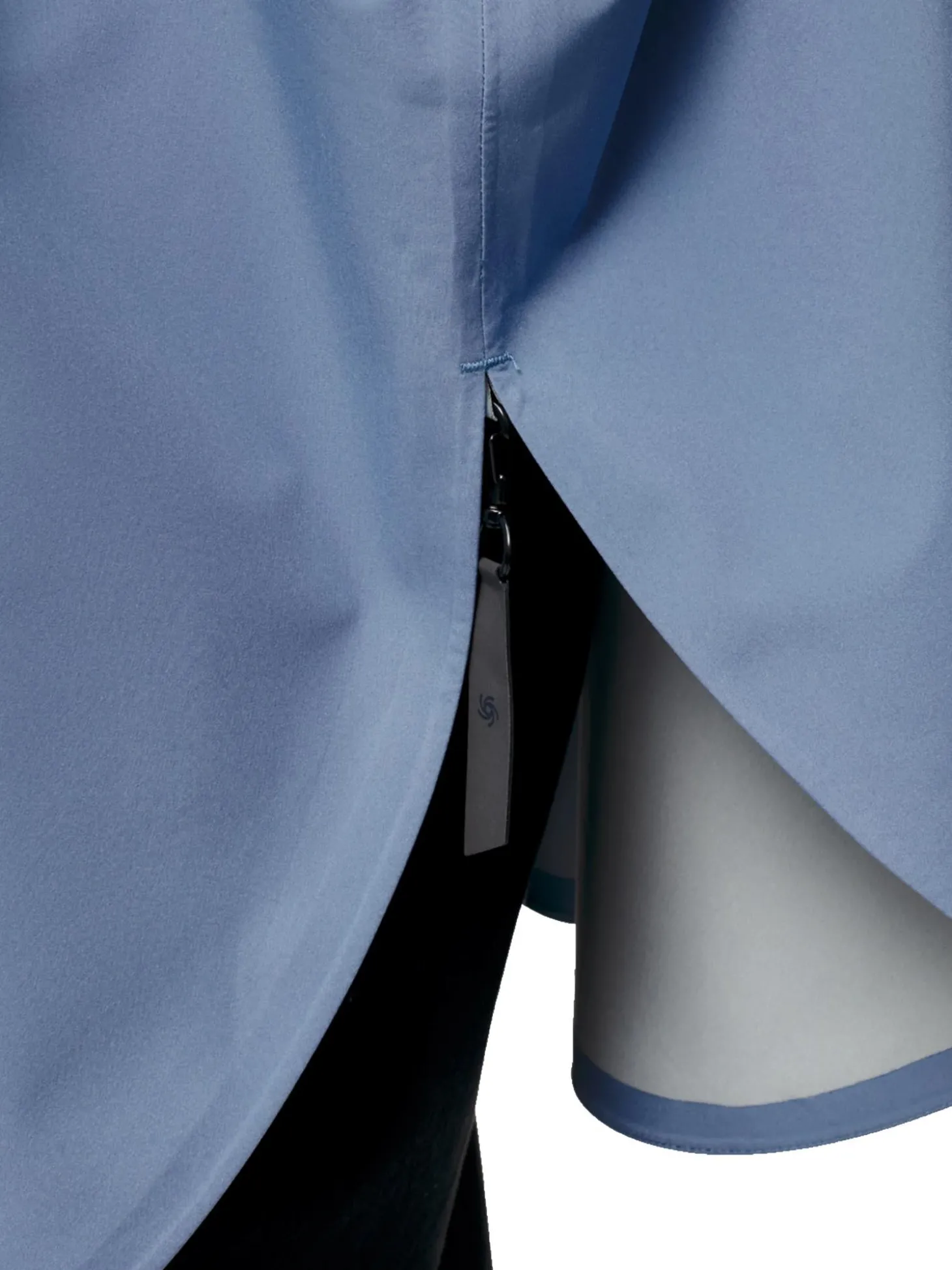 Blæst Bergen Poncho Blue Hour Jakke Lyseblå