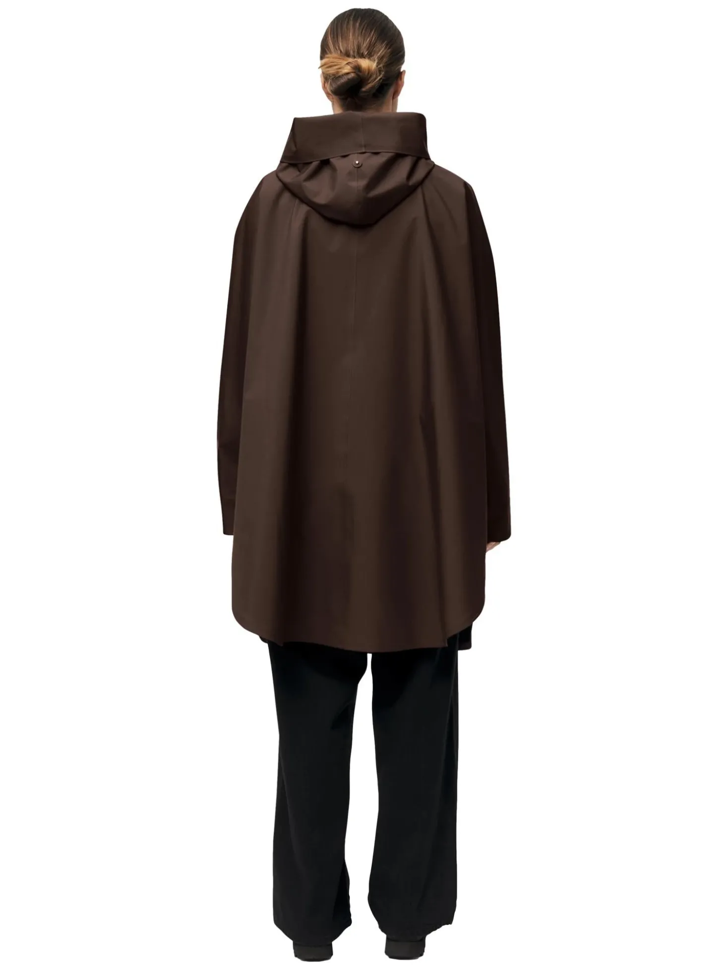 Blæst Bergen Poncho Java Jakke Brun