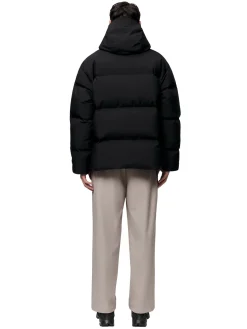 Blæst Grotli Down Jacket Black Jakke Sort